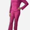 Conjunto Blusa Manga Larga y Pantalón Acampanado Ama - Imagen 5