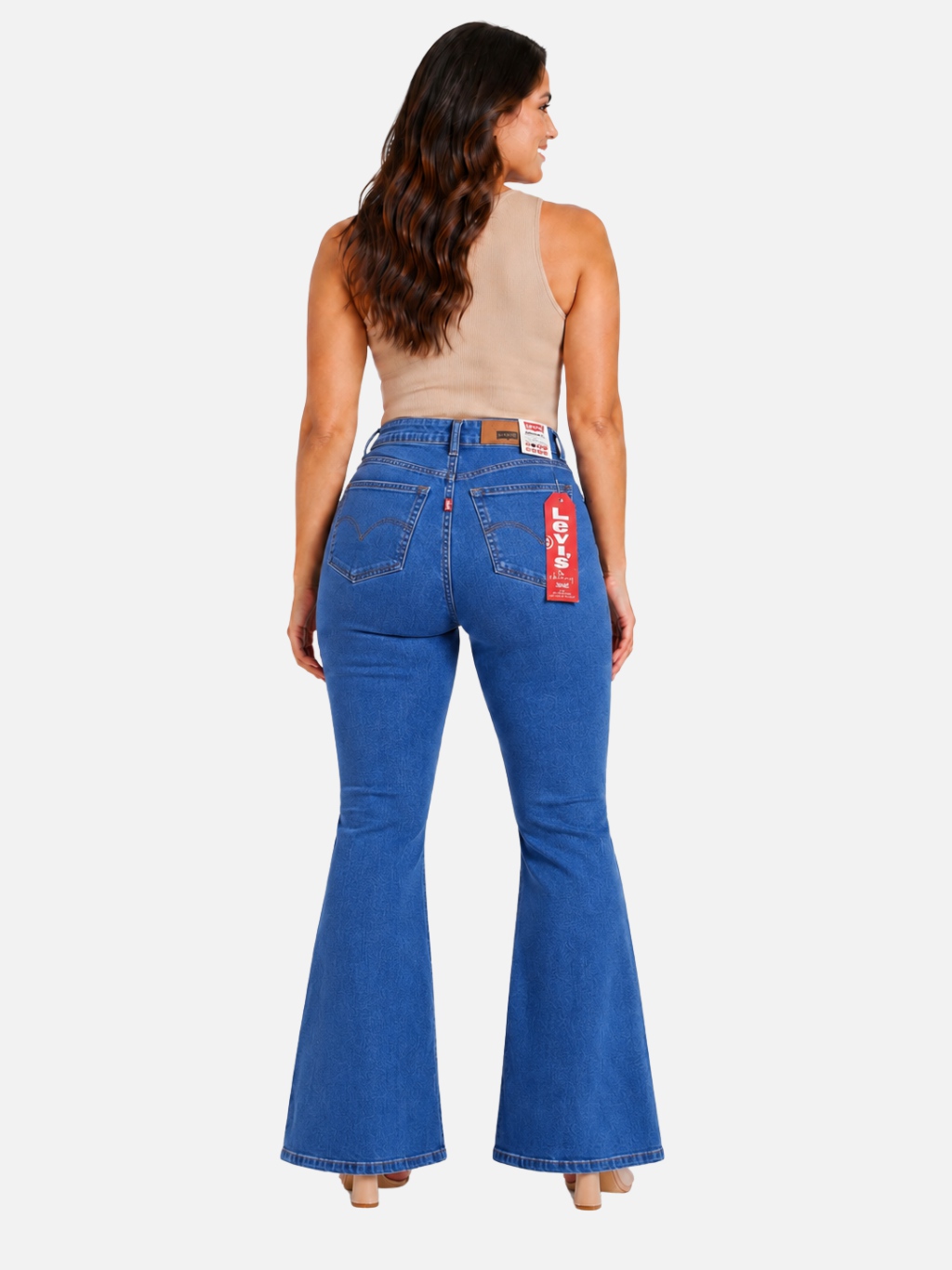 Pantalón Levis Acampanado Mezclilla Strech Paquete 10 Piezas - Imagen 4