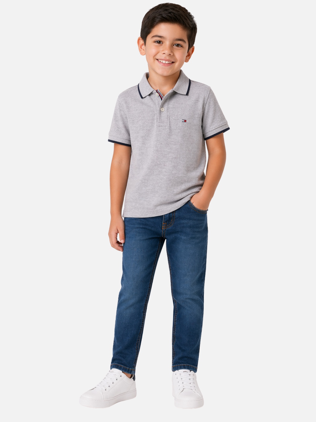 Playera Polo Niño Alg Pique Paquete 10 Piezas - Imagen 6