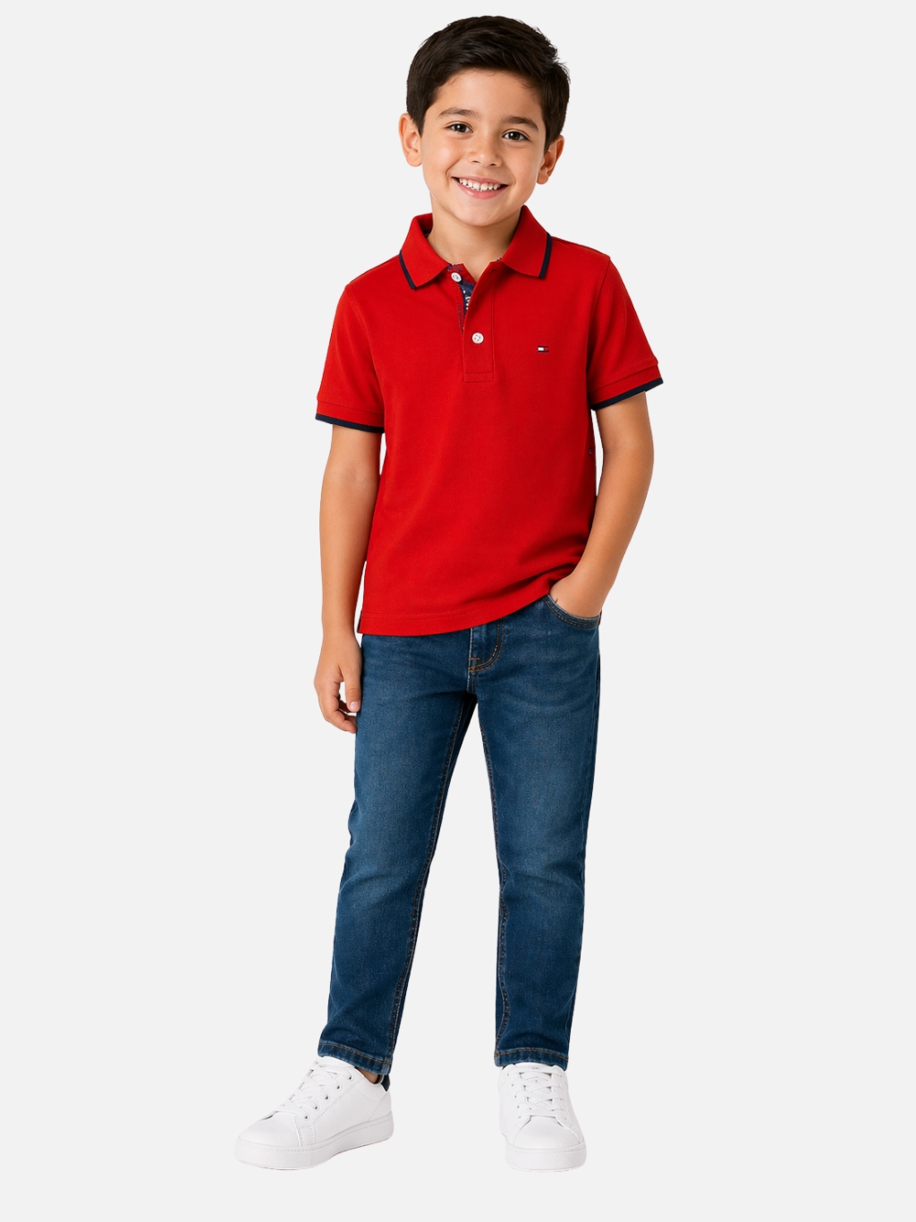 Playera Polo Niño Alg Pique Paquete 10 Piezas - Imagen 4