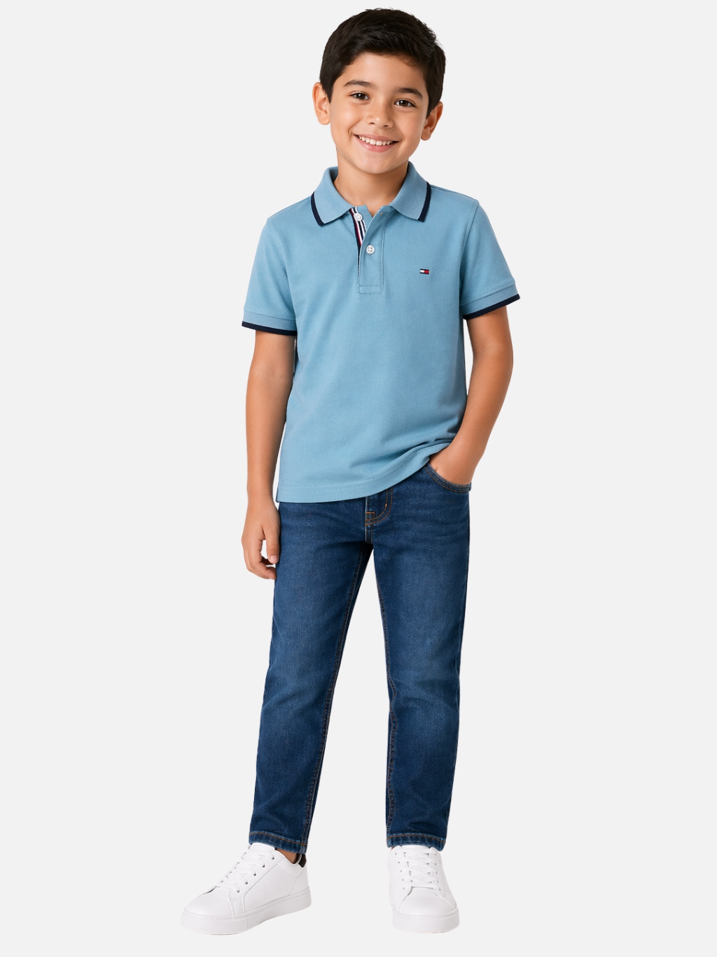 Playera Polo Niño Alg Pique Paquete 10 Piezas - Imagen 5
