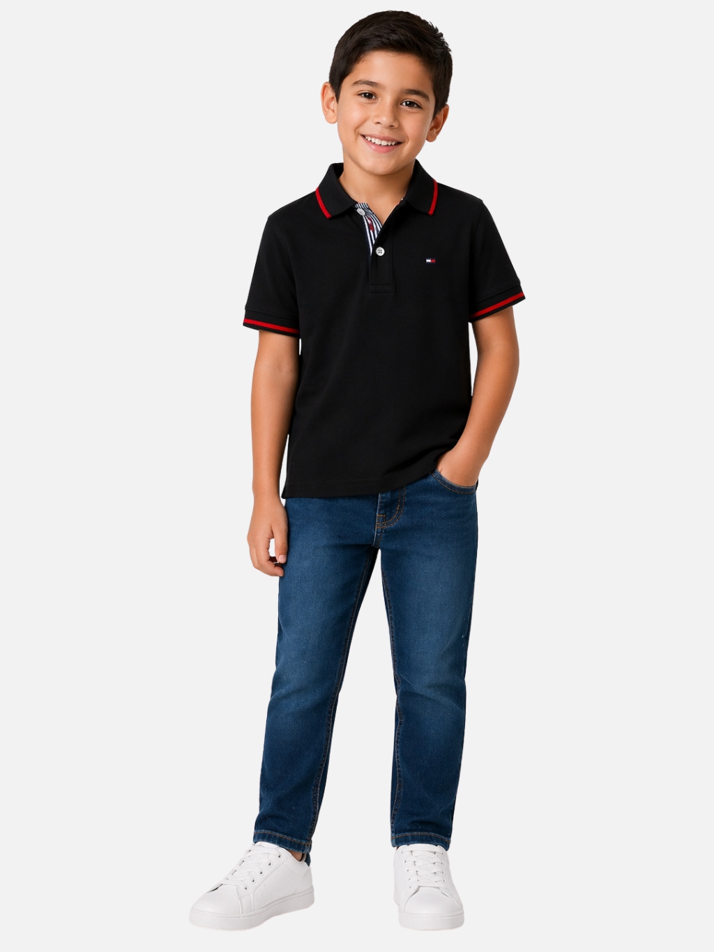 Playera Polo Niño Alg Pique Paquete 10 Piezas - Imagen 3