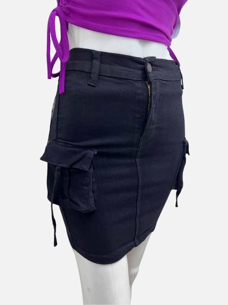 Falda Cargo Levis Mez Strech Paquete 10 Piezas