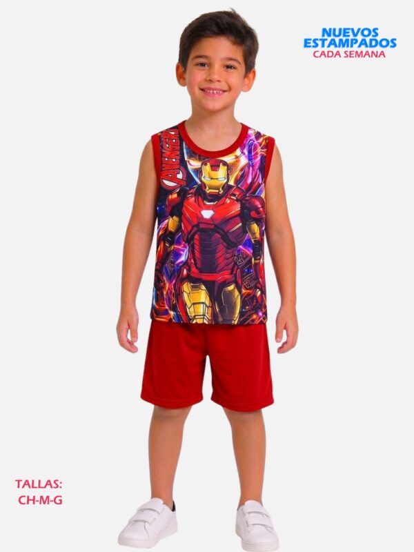 Conjuntos Alo Sin Mangas Niño Paquete 10 Kits