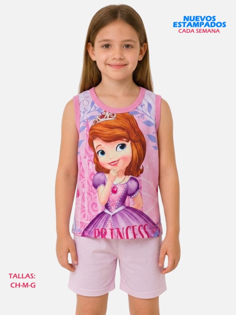 Conjuntos Alo Sin Mangas Niña Paquete 10 Kits