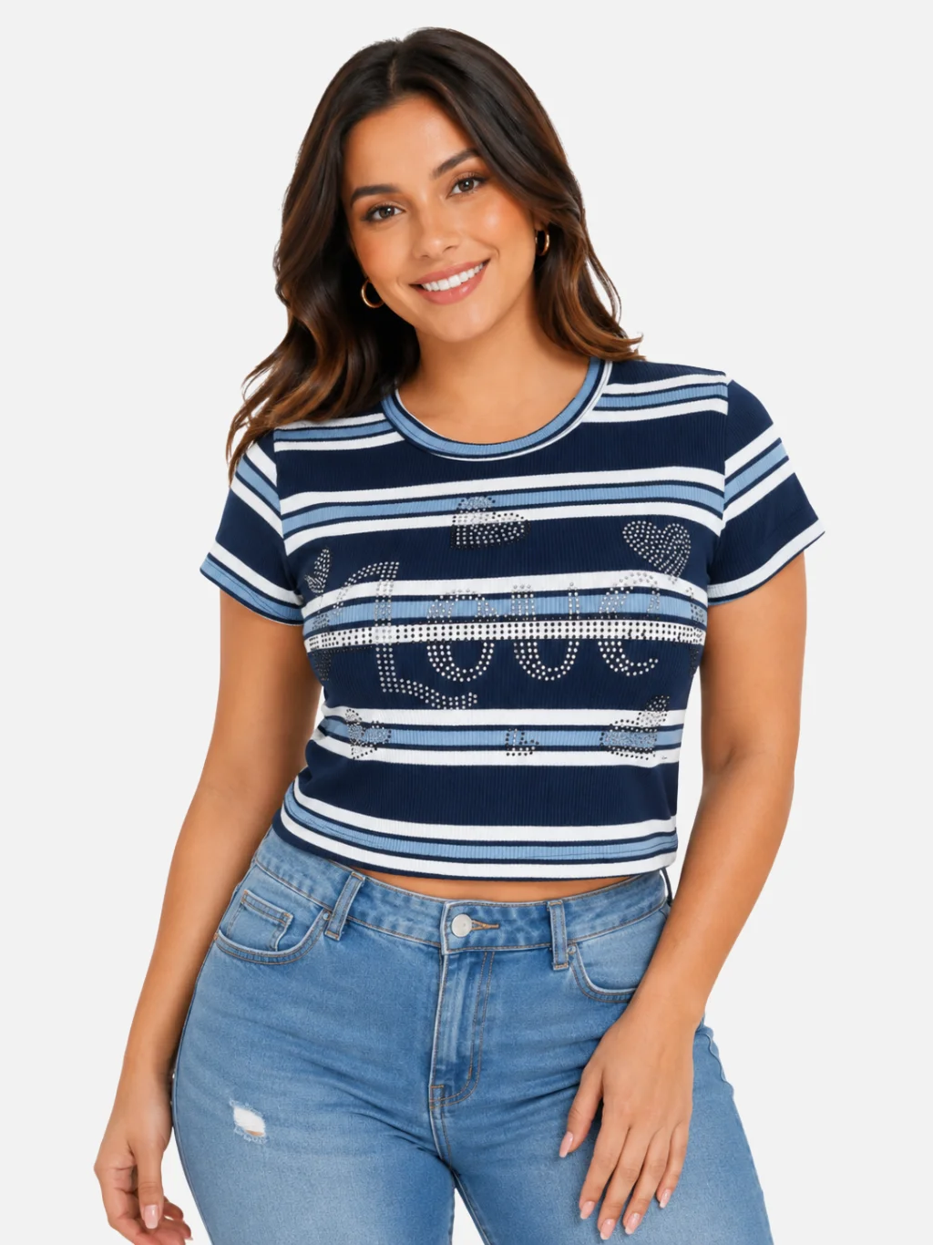 Blusas Con Pedreria Paquete 10 Piezas - Imagen 2