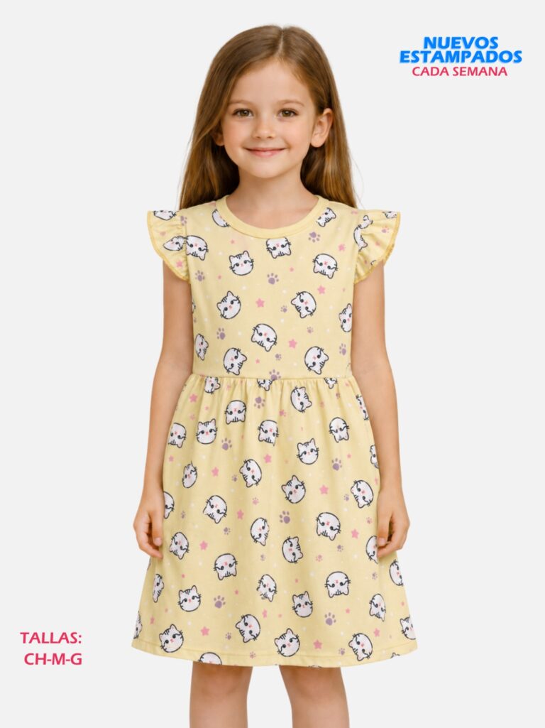 Vestidos ELE Niña Algodón Paquete 20 Piezas