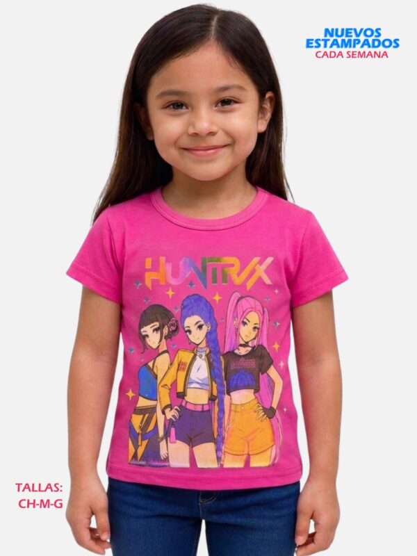 Playera Estamp Eco Niña Kat Paquete 10 Piezas