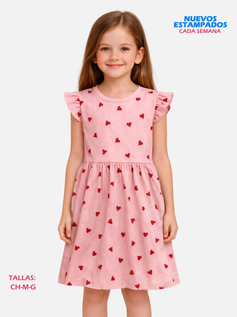 Vestidos ELE Niña Algodón Paquete 20 Piezas