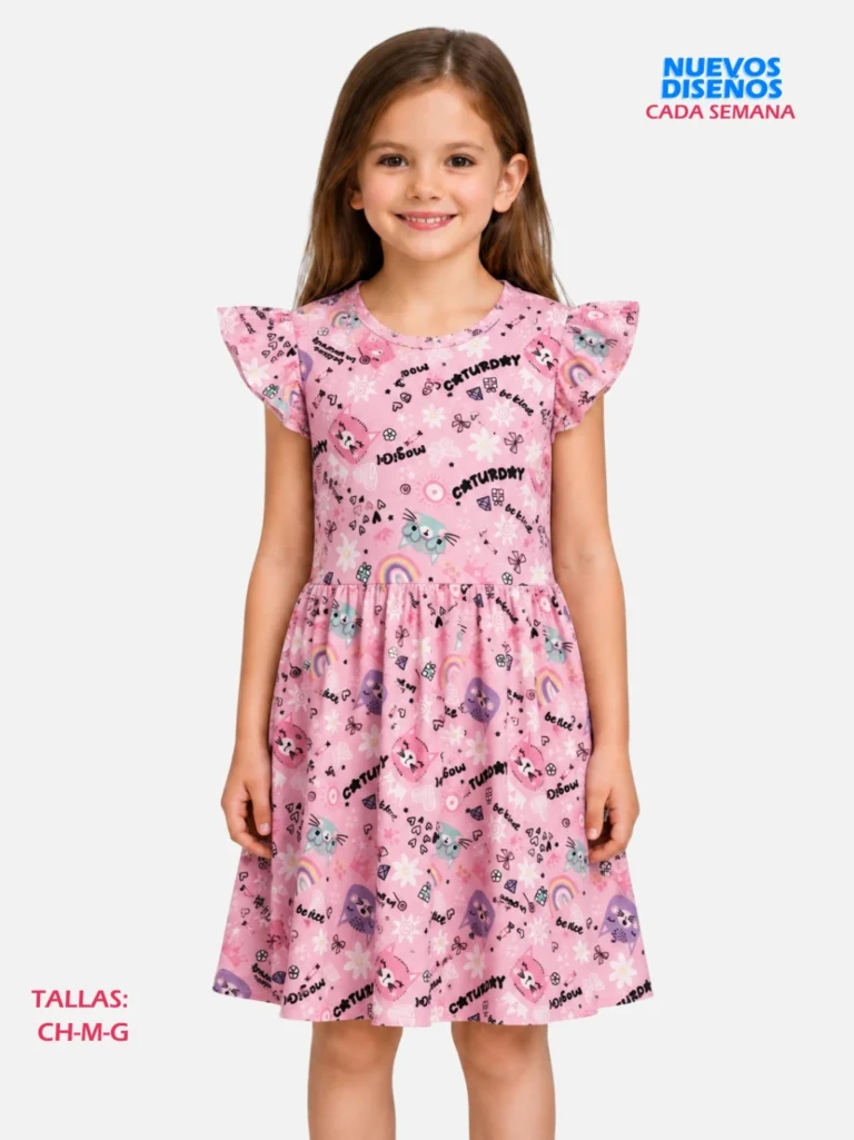 Vestidos Emd Niña Algodón Paquete 10 Piezas