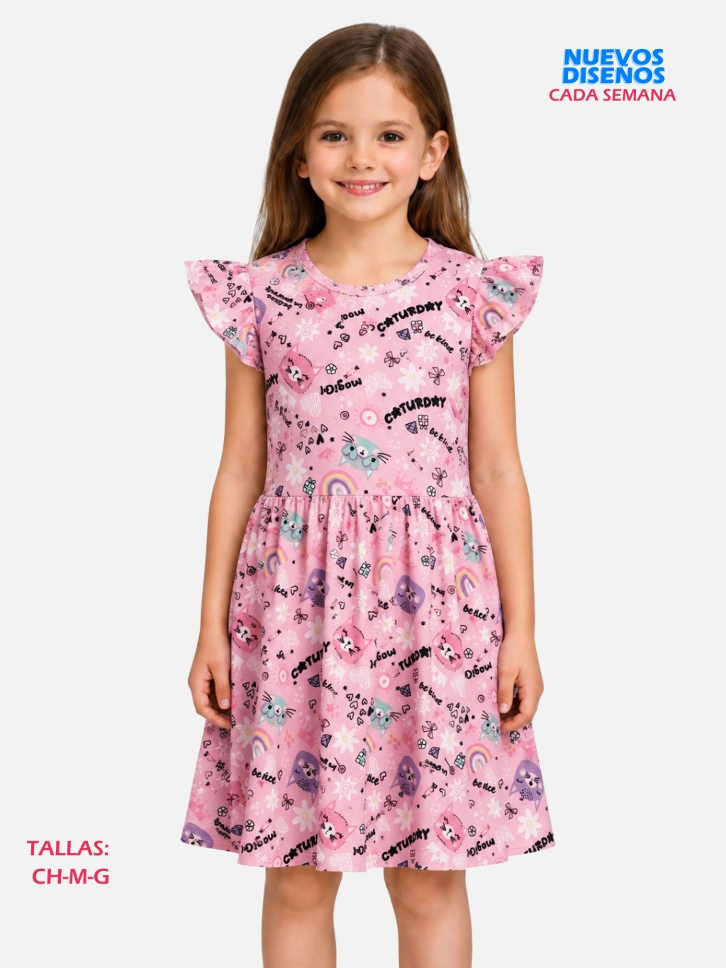 Vestidos Emd Niña Algodón Paquete 10 Piezas