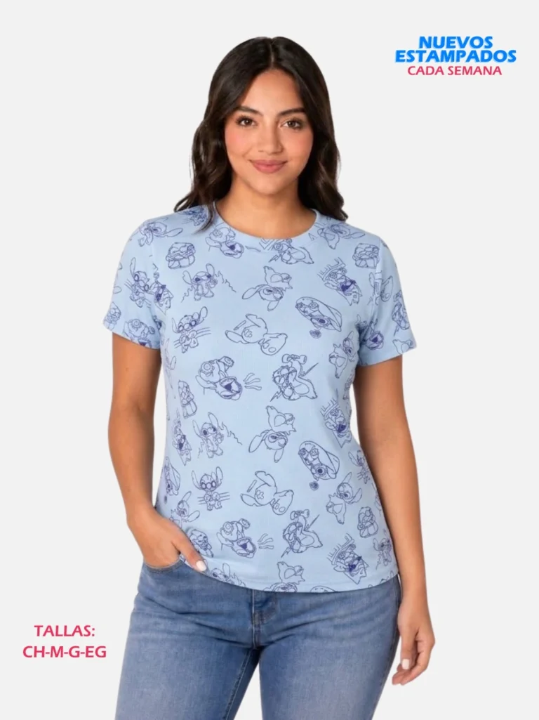 Playera Perw Cari Algodón Paquete 20 Piezas
