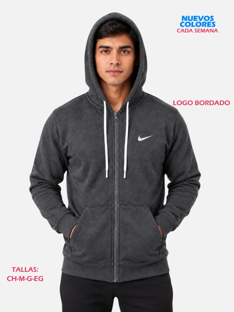 Sudadera Agui Felpa de Cierre y Gorro Paquete 10 Piezas