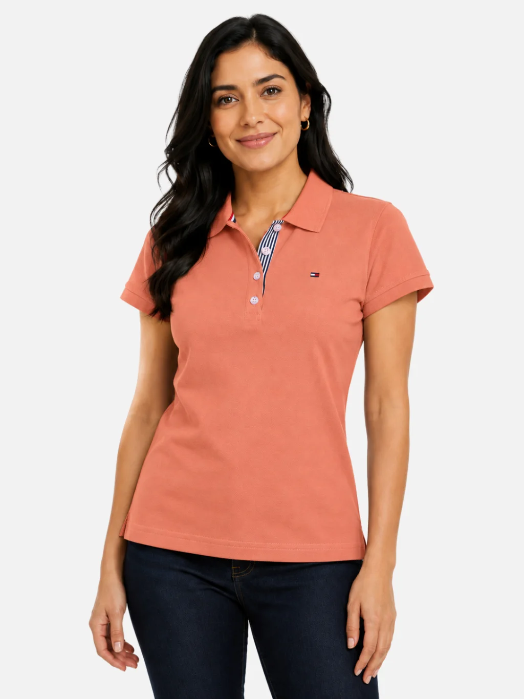 Playera Con Cuello Tommy Algodon Mujer Paquete 10 Piezas - Imagen 3