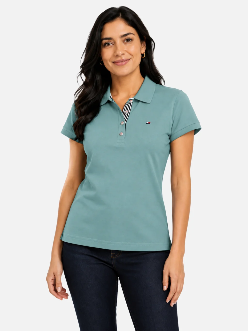Playera Con Cuello Tommy Algodon Mujer Paquete 10 Piezas - Imagen 4