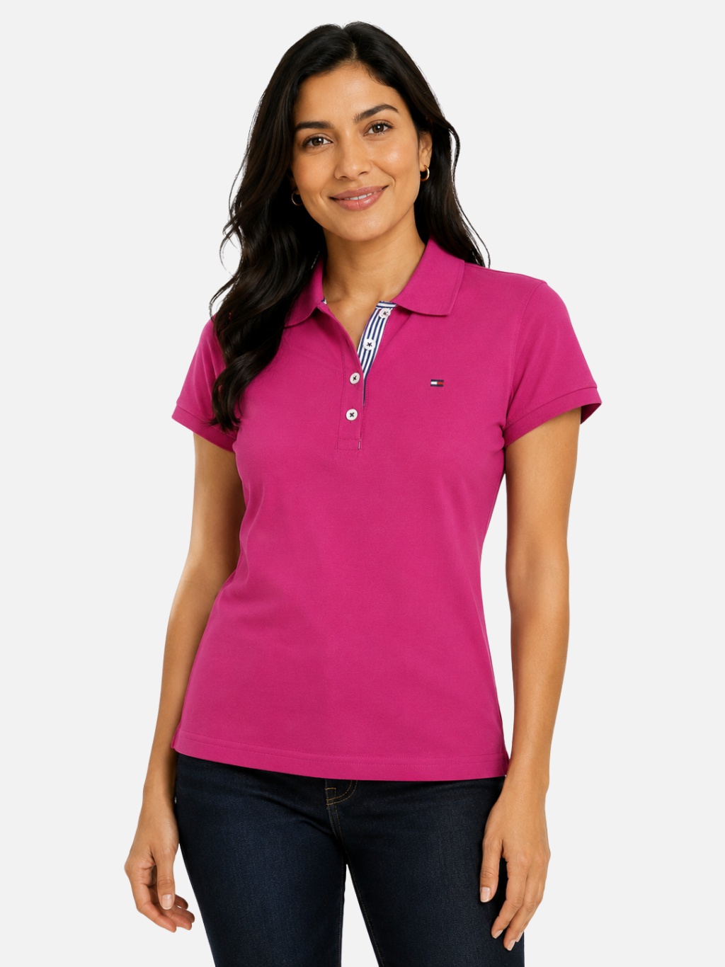 Playera Con Cuello Tommy Algodon Mujer Paquete 10 Piezas - Imagen 2