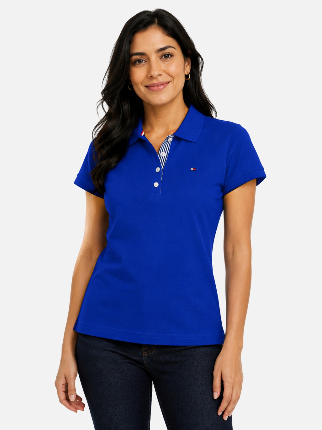 Playera Con Cuello Tommy Algodon Mujer Paquete 10 Piezas - Imagen 4