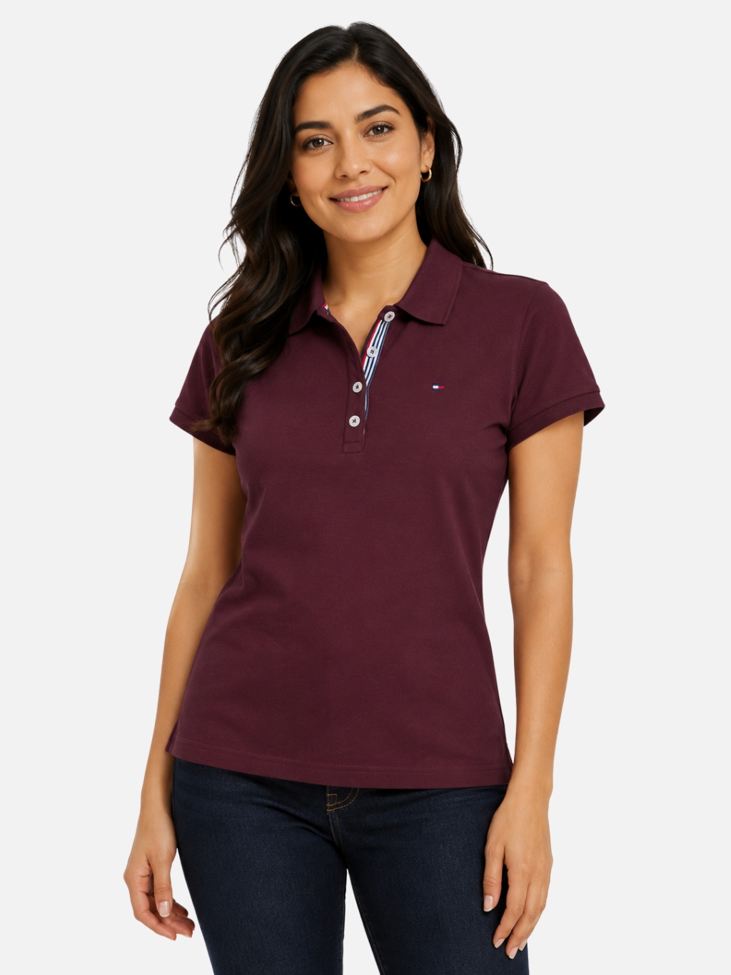 Playera Con Cuello Tommy Algodon Mujer Paquete 10 Piezas - Imagen 6