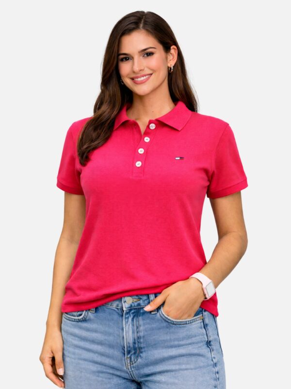 Playera Con Cuello Tommy Algodon Mujer Paquete 10 Piezas