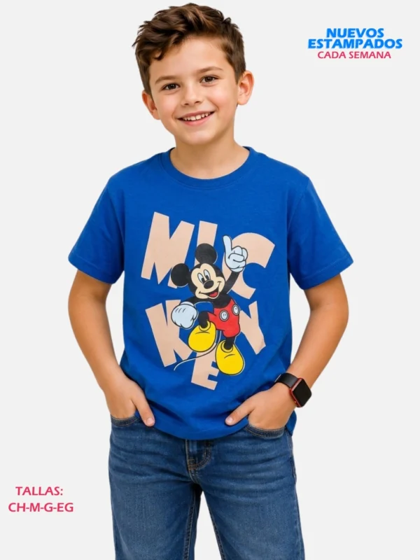 Playera Emd Niño Algodón Paquete 10 Piezas