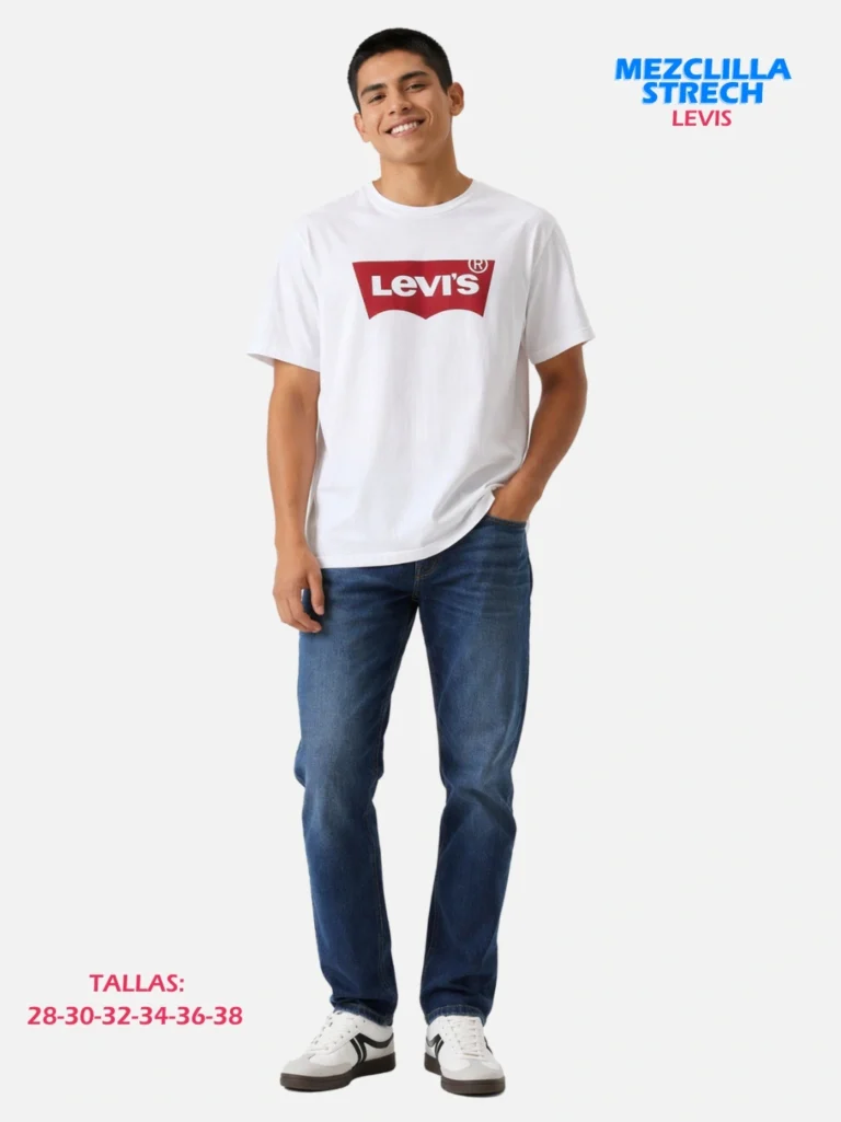 Pantalon Levis 511 Mez Strech Entubado Paquete 10 Piezas