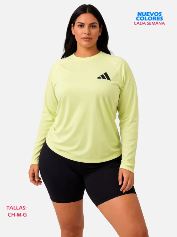 Playera Manga Larga GusW Sport Licra Paquete 10 Piezas