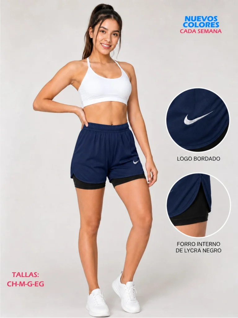 Short Sportw Con Forro Paquete 10 Piezas