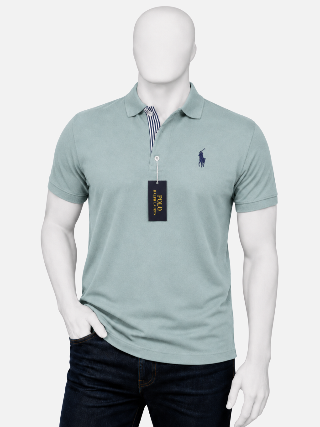 Playera Con Cuello Lauren Algodón Pique Paquete 10 Piezas - Imagen 3