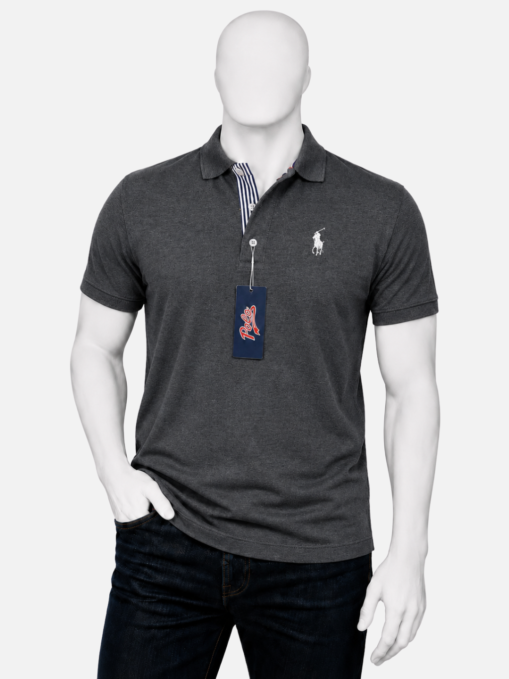 Playera Con Cuello Lauren Algodón Pique Paquete 10 Piezas - Imagen 6