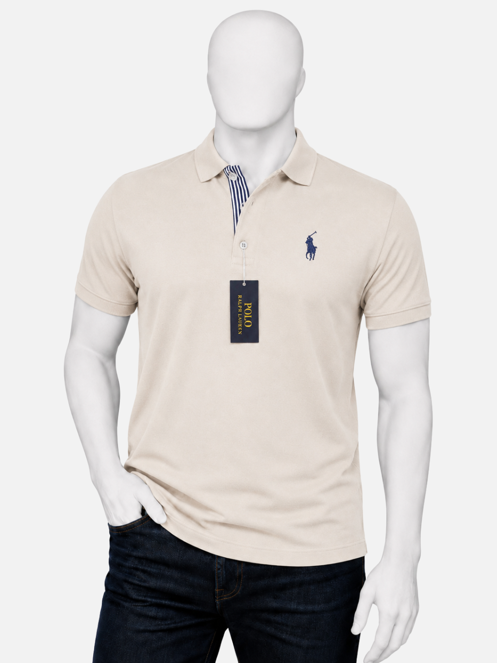 Playera Con Cuello Lauren Algodón Pique Paquete 10 Piezas - Imagen 5