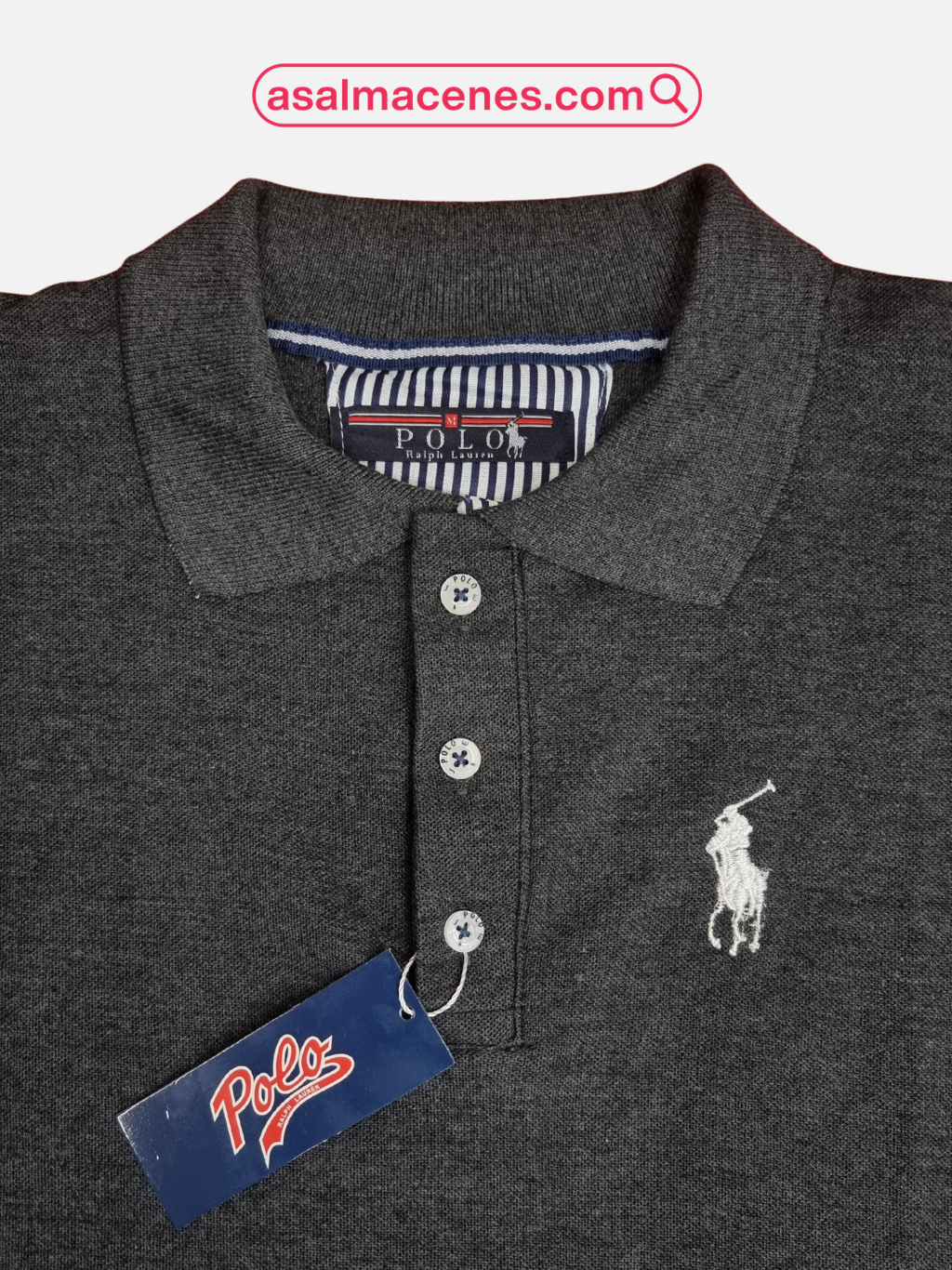 Playera Con Cuello Lauren Algodón Pique Paquete 10 Piezas - Imagen 8