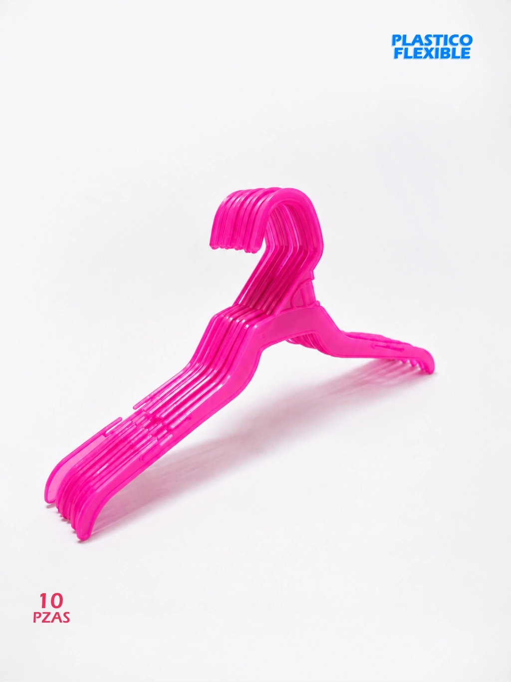 Ganchos de Plastico Paquete 10 Piezas