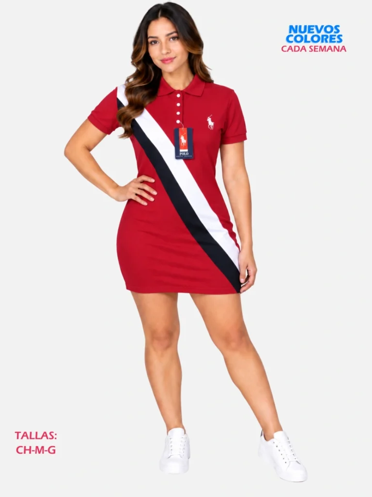 Vestido Polo Tri Algodón Paquete 10 Piezas