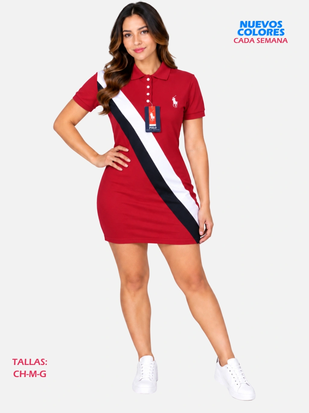 Vestido Polo Tri Algodón Paquete 10 Piezas
